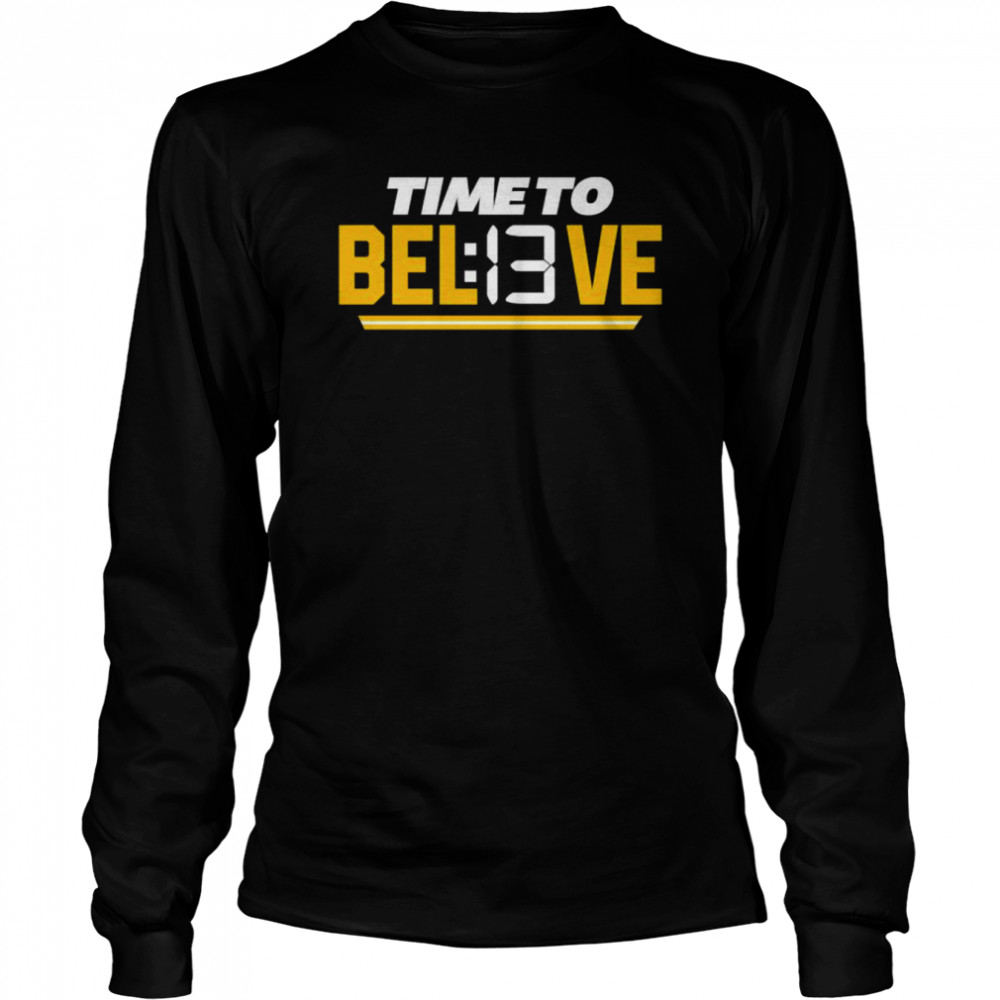 Time To Bel13ve Kansas City Chiefs T- Long Sleeved T-shirt