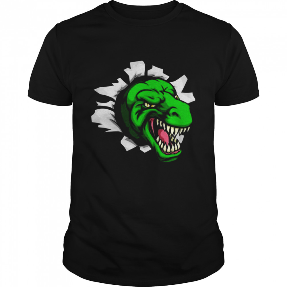 Grüner TRex Dinosaurier Geschenk Shirt