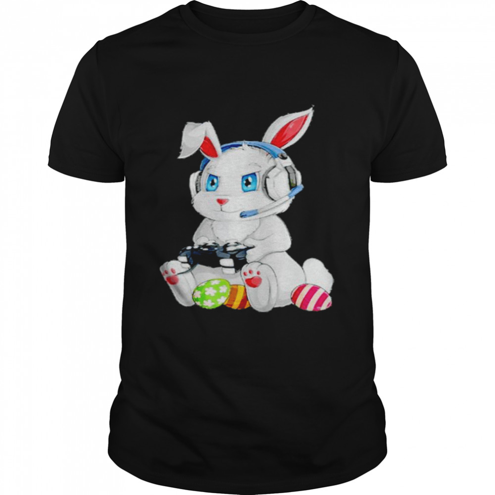 Bunny gamer happy Easter shirt Classic Men's T-shirt