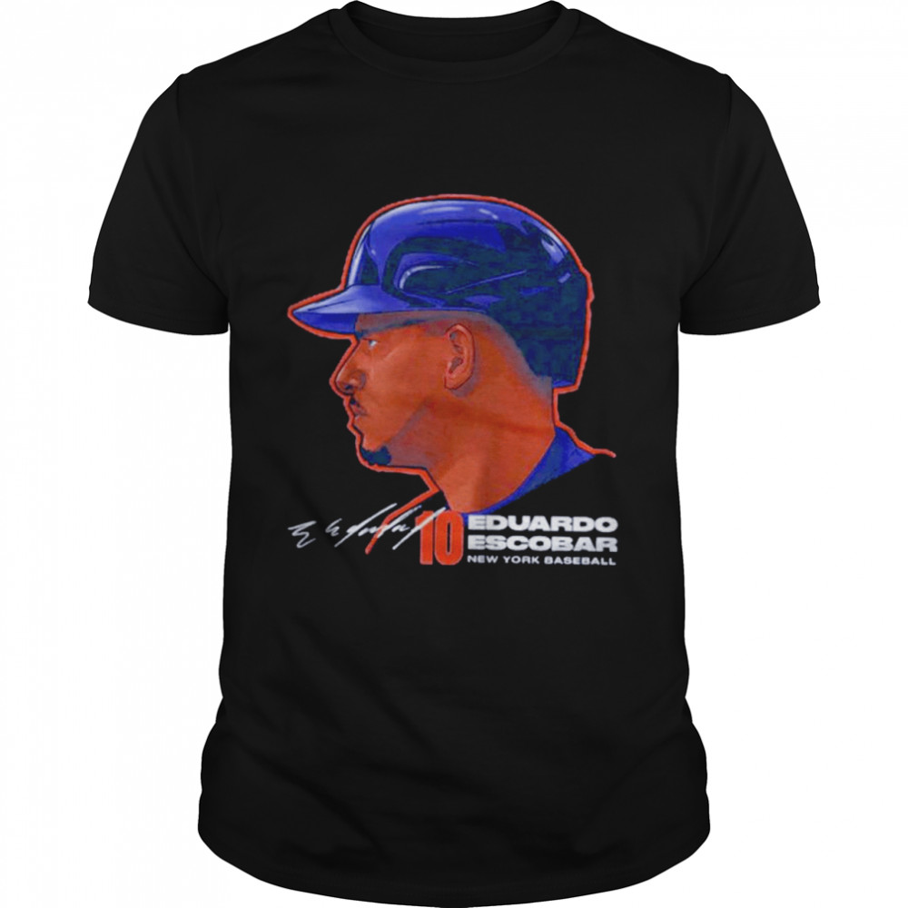 New York Mets Eduardo Escobar profile signature shirt Classic Men's T-shirt