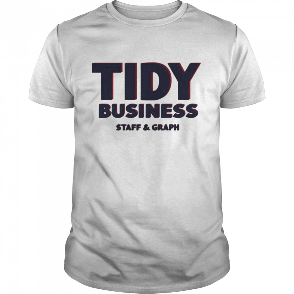 Tidy business staff and graph shirt Classic Men's T-shirt