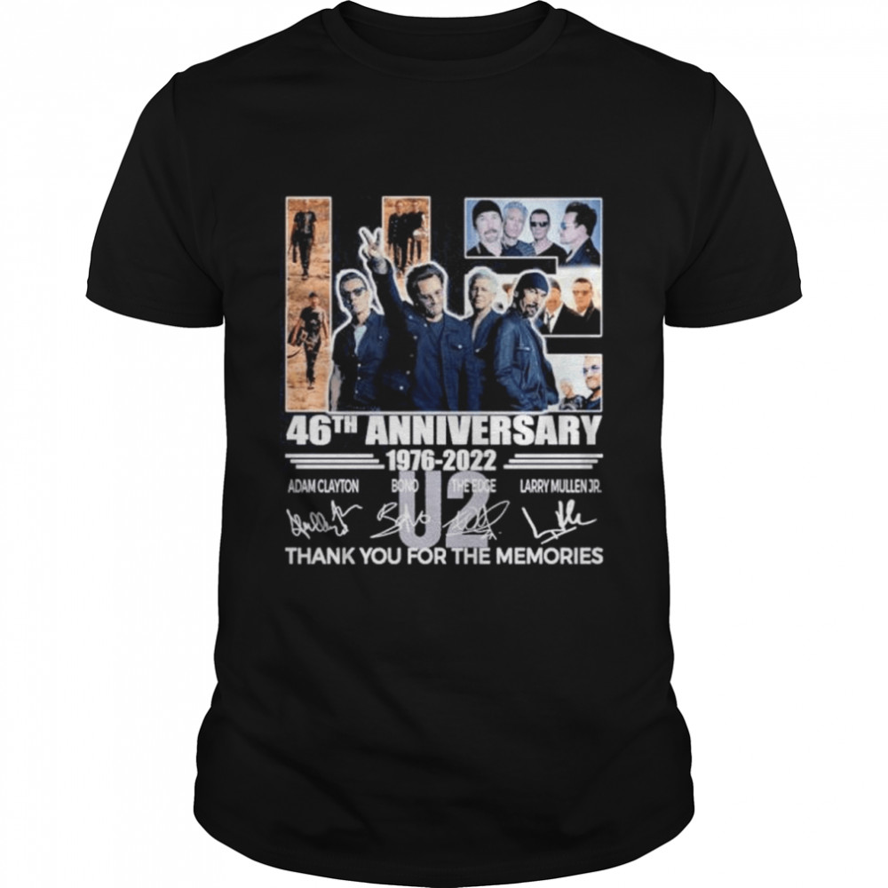 U2 46th anniversary 1976 2022 thank you for the memories shirt Classic Men's T-shirt