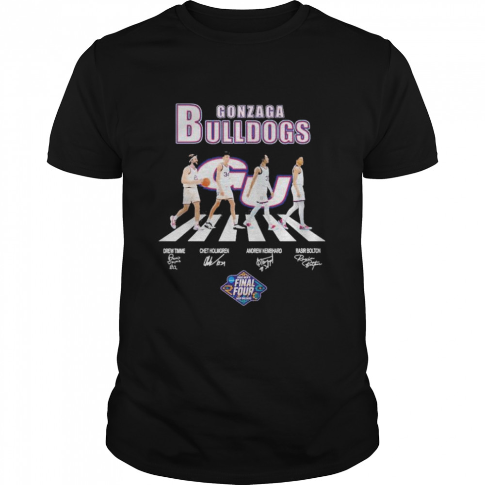 Gonzaga Bulldogs Abbey Road signatures 2022 shirt Classic Men's T-shirt