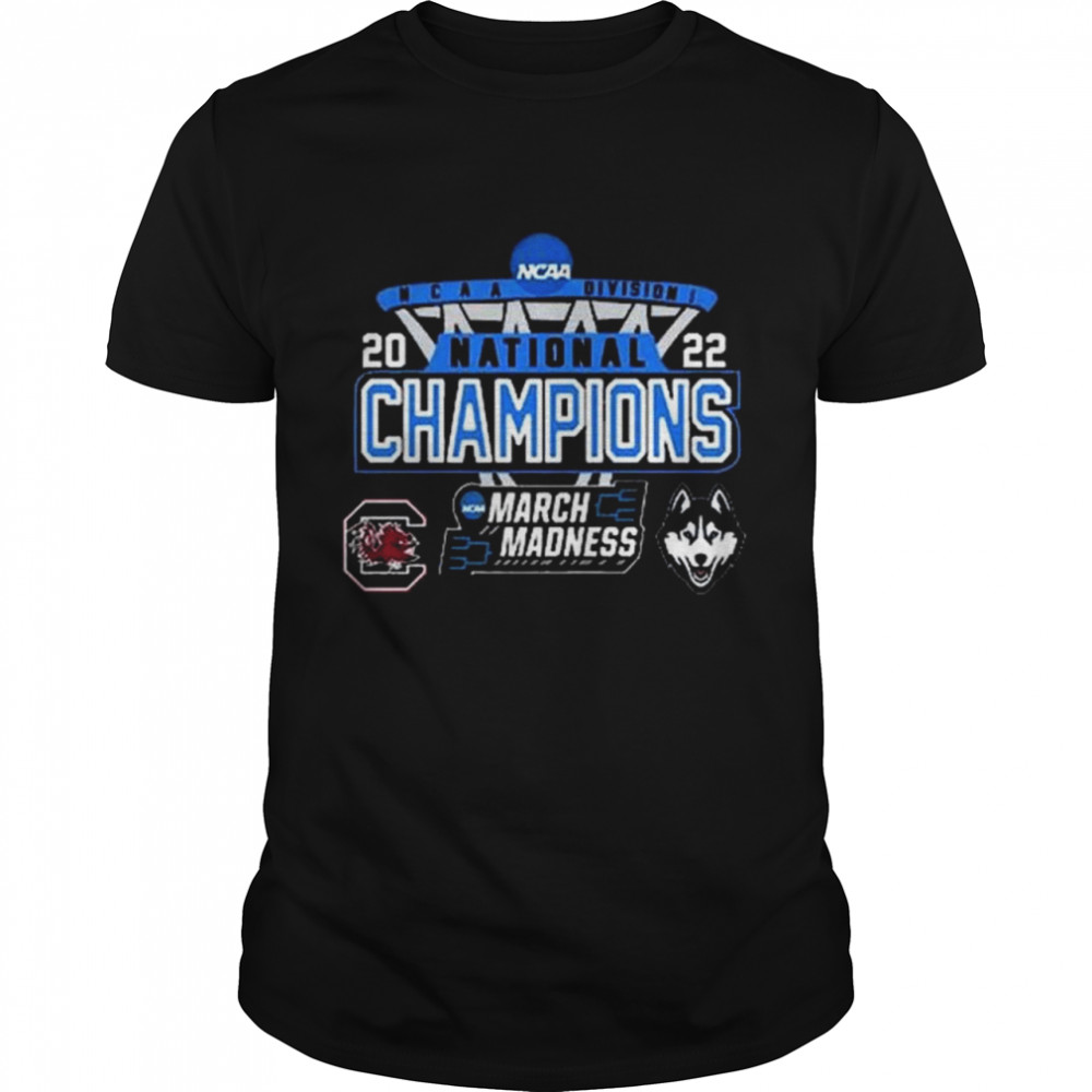 South Carolina Vs UConn Huskies NCAA March Madness National Champions 2022 Vintage T-shirt