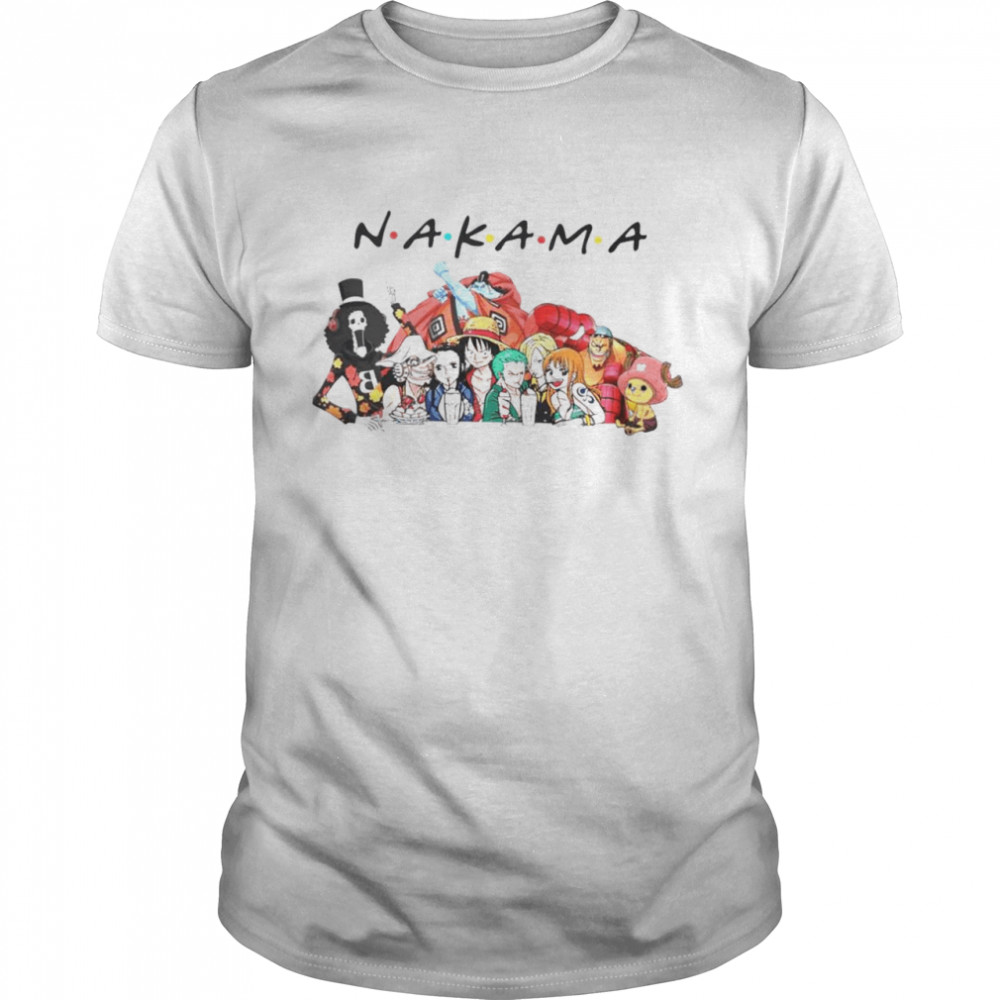 One Piece characters friends Nakama shirt