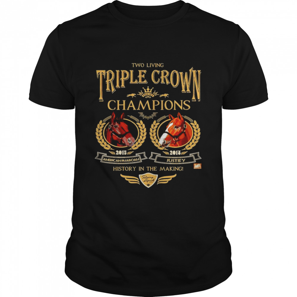 Two living triple crown Champions shirt Classic Men's T-shirt