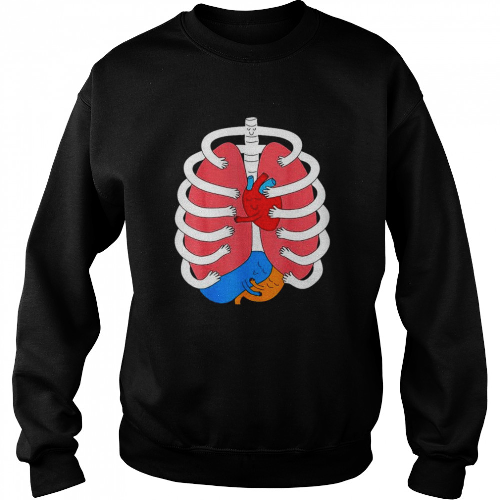 Hugging Anatomy shirt Unisex Sweatshirt