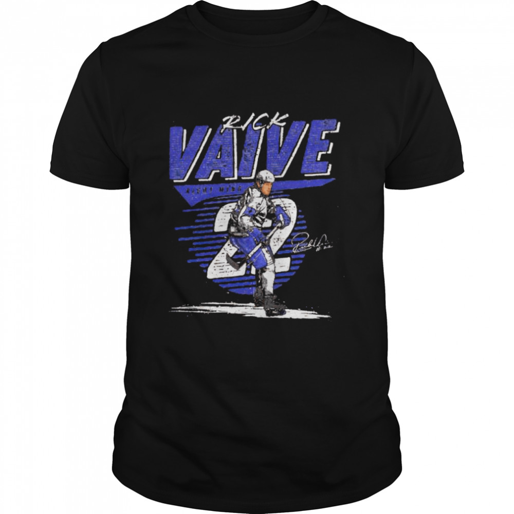 Toronto Maple Leafs Rick Vaive right wing signature shirt