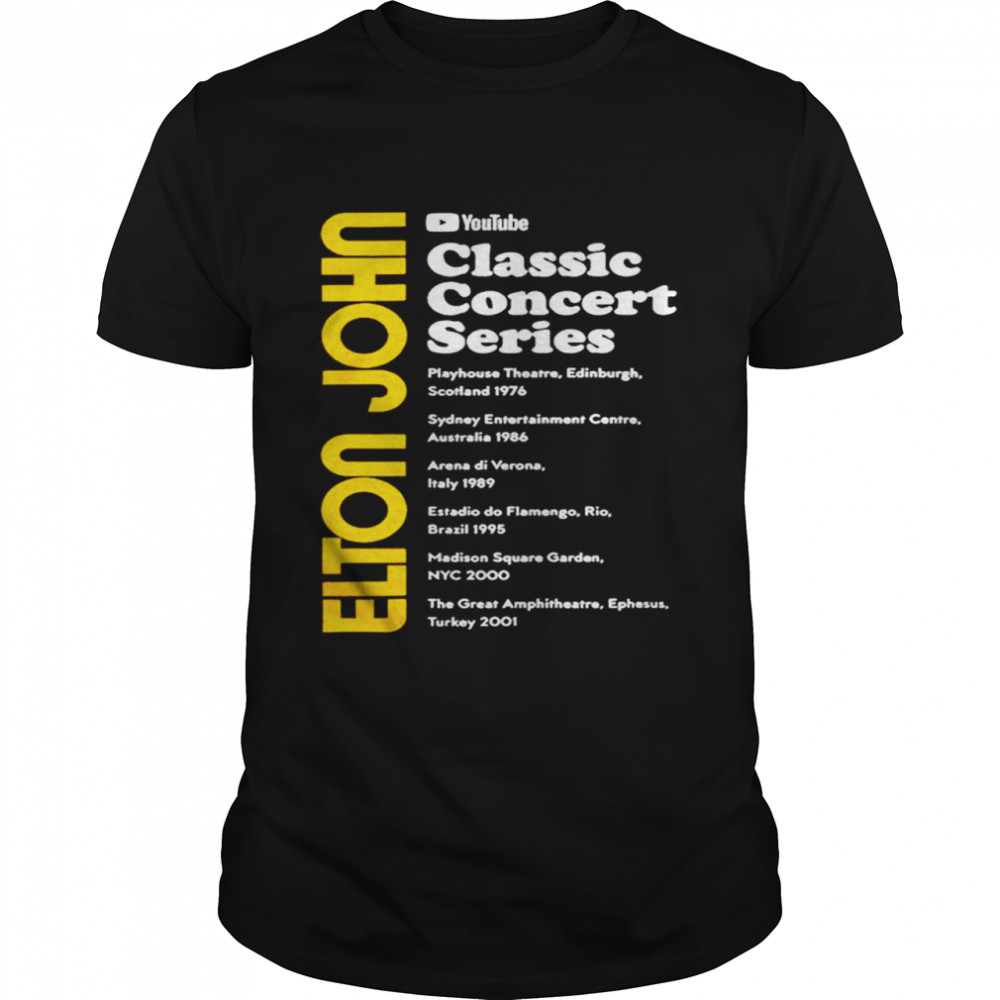 Elton John Classic Concert Series shirt Classic Men's T-shirt