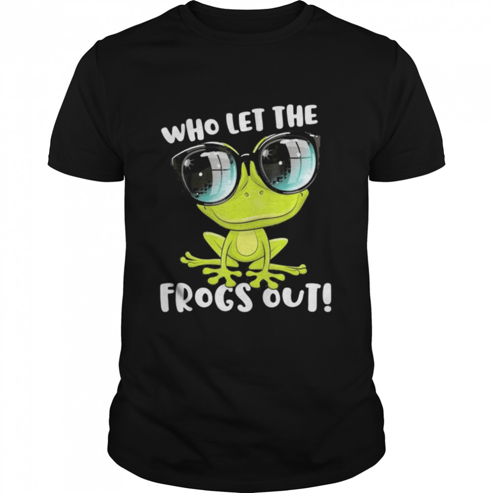 Passover who let the frogs out jewish seder shirt