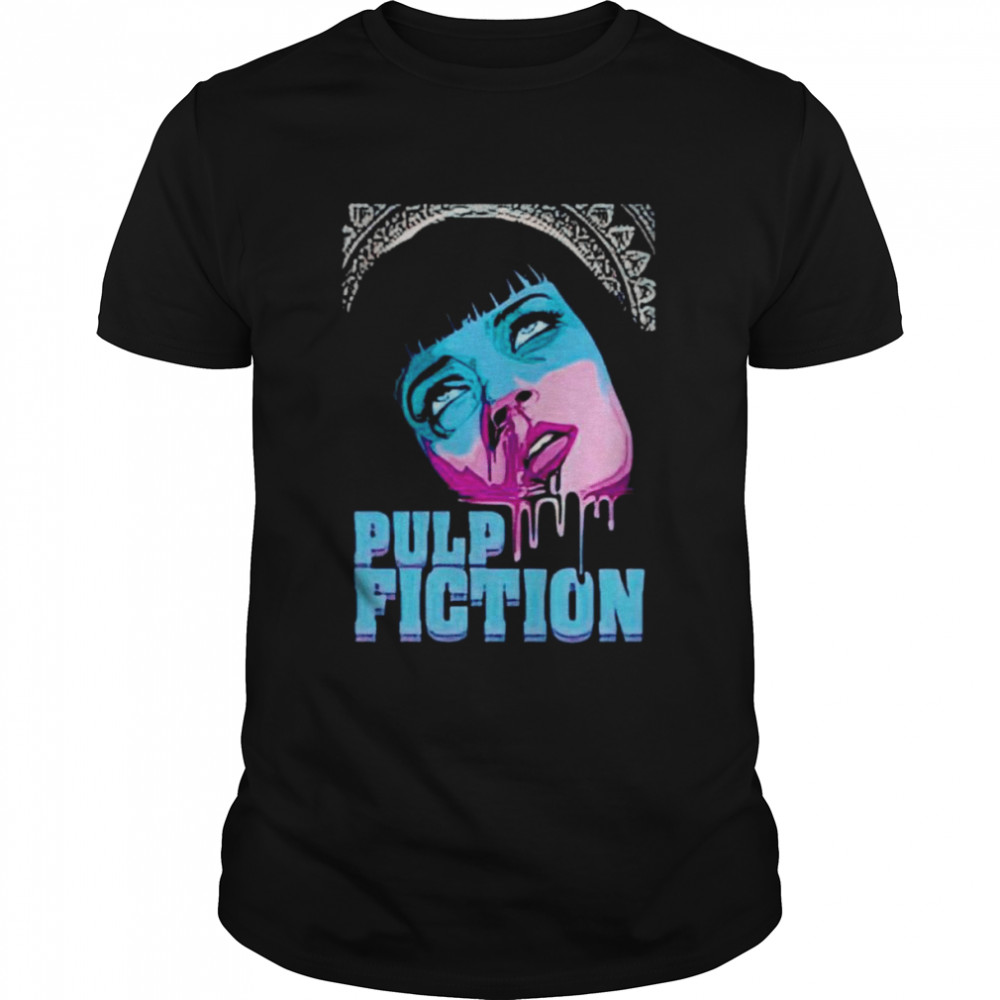 Pulp Fiction Movie Mia Wallace  Classic Men's T-shirt