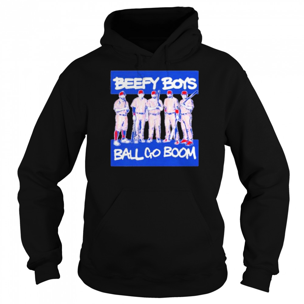 Philadelphia Phillies Beefy Boys Ball Go Boom Unisex Hoodie