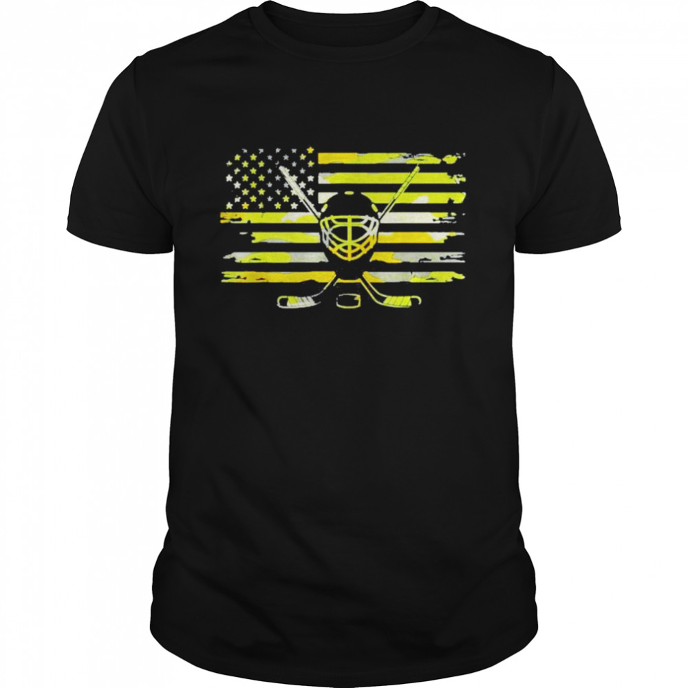 American Flag Camouflage Hockey Shirt
