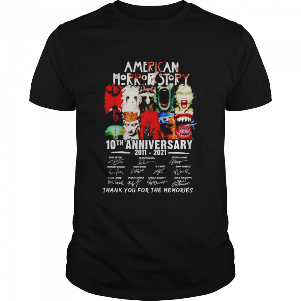 American Horror Story 10th Anniversary 2011 2021 shirt