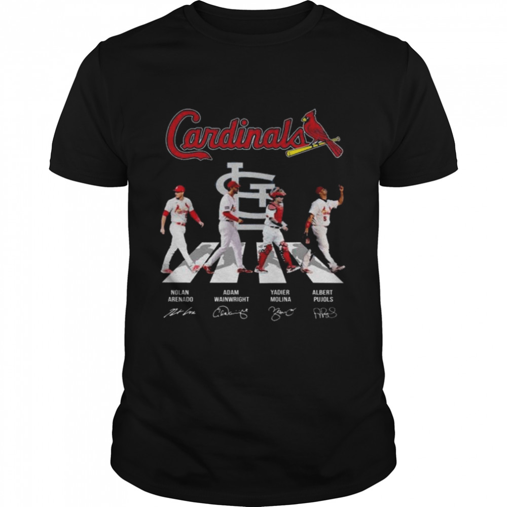St. Louis Cardinals abbey road signatures 2022 shirt Classic Men's T-shirt