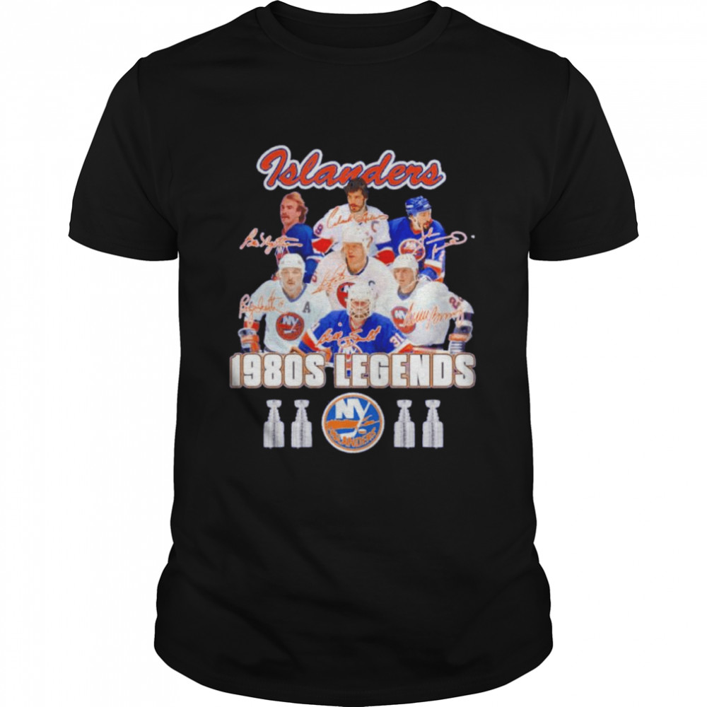 New York Islanders 1980s Legends Signatures Shirt