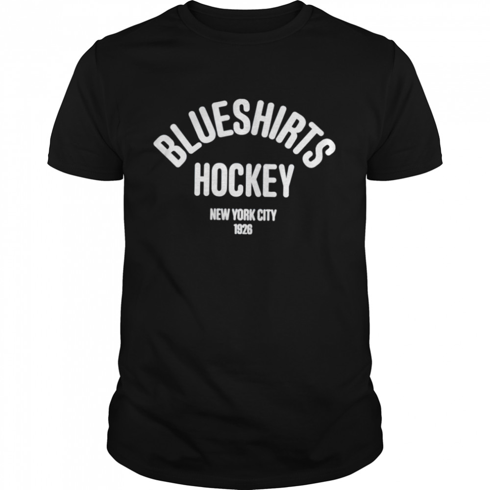 Blueshirts hockey new york city 1926 shirt