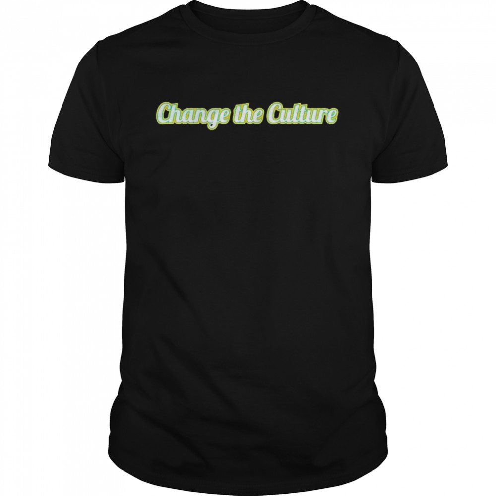 Change the culture shirt Classic Men's T-shirt
