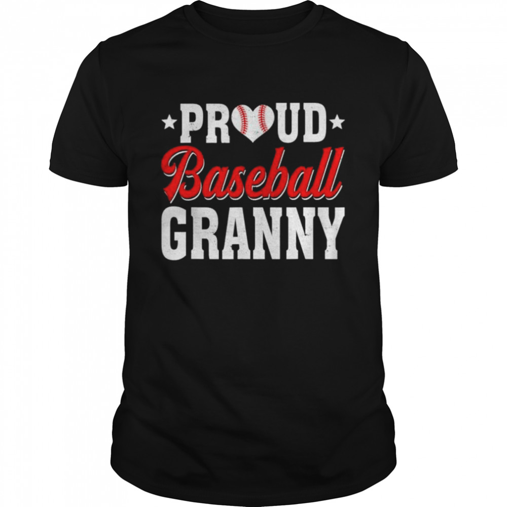 Proud baseball granny sport lover mothers day shirt