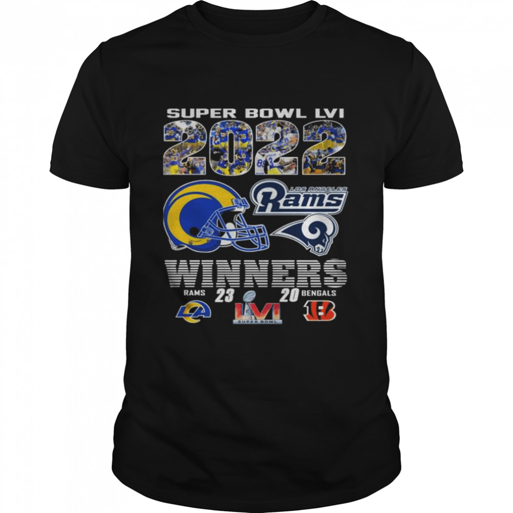 super bowl LVI Winners Los Angeles Rams and Cincinnati Bengals 2022 shirt