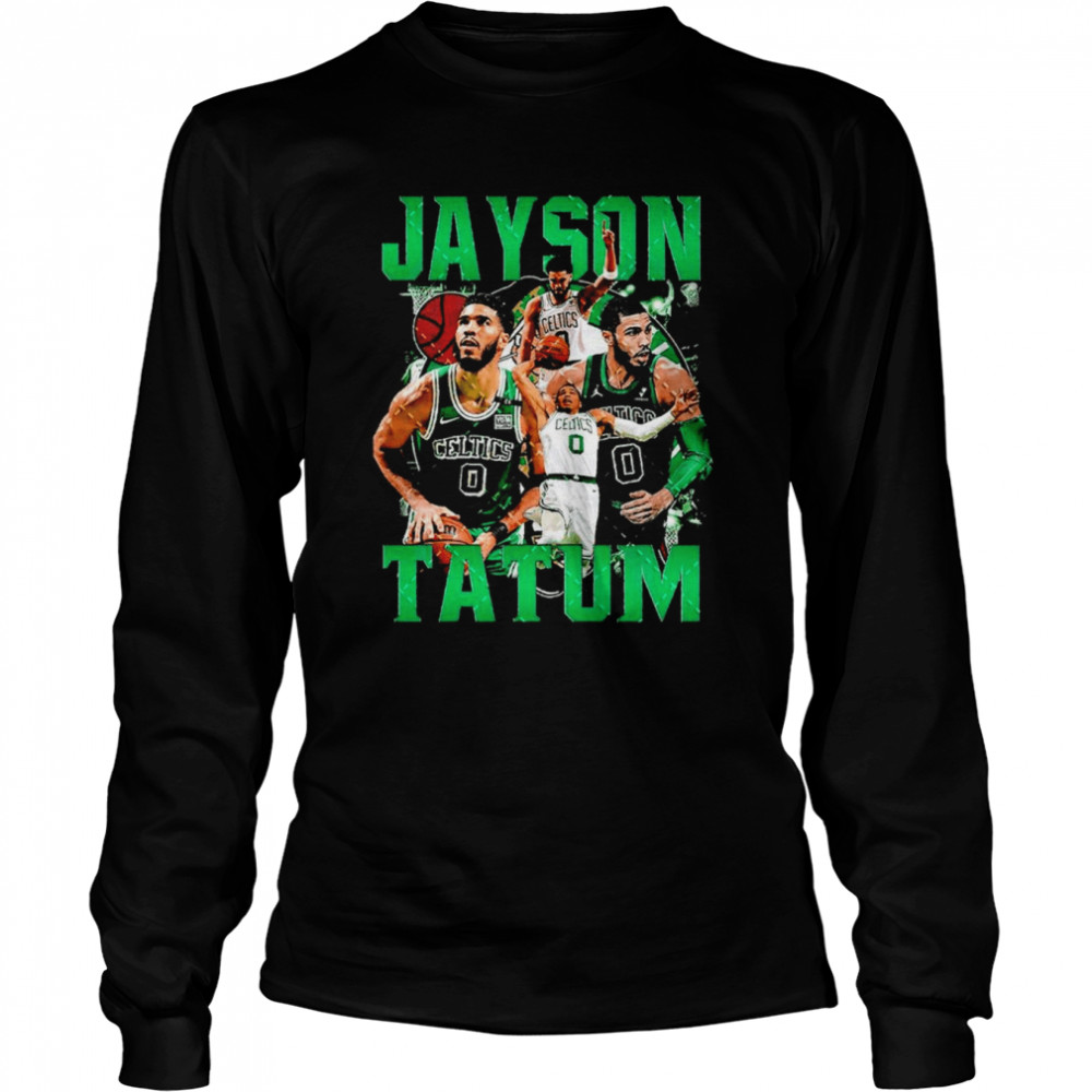 Jayson Tatum Boston Celtics Bootleg shirt Long Sleeved T-shirt