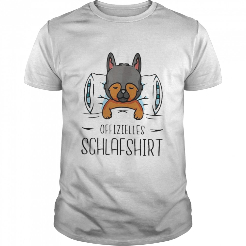 Sleep puppy Shepherd german shirt