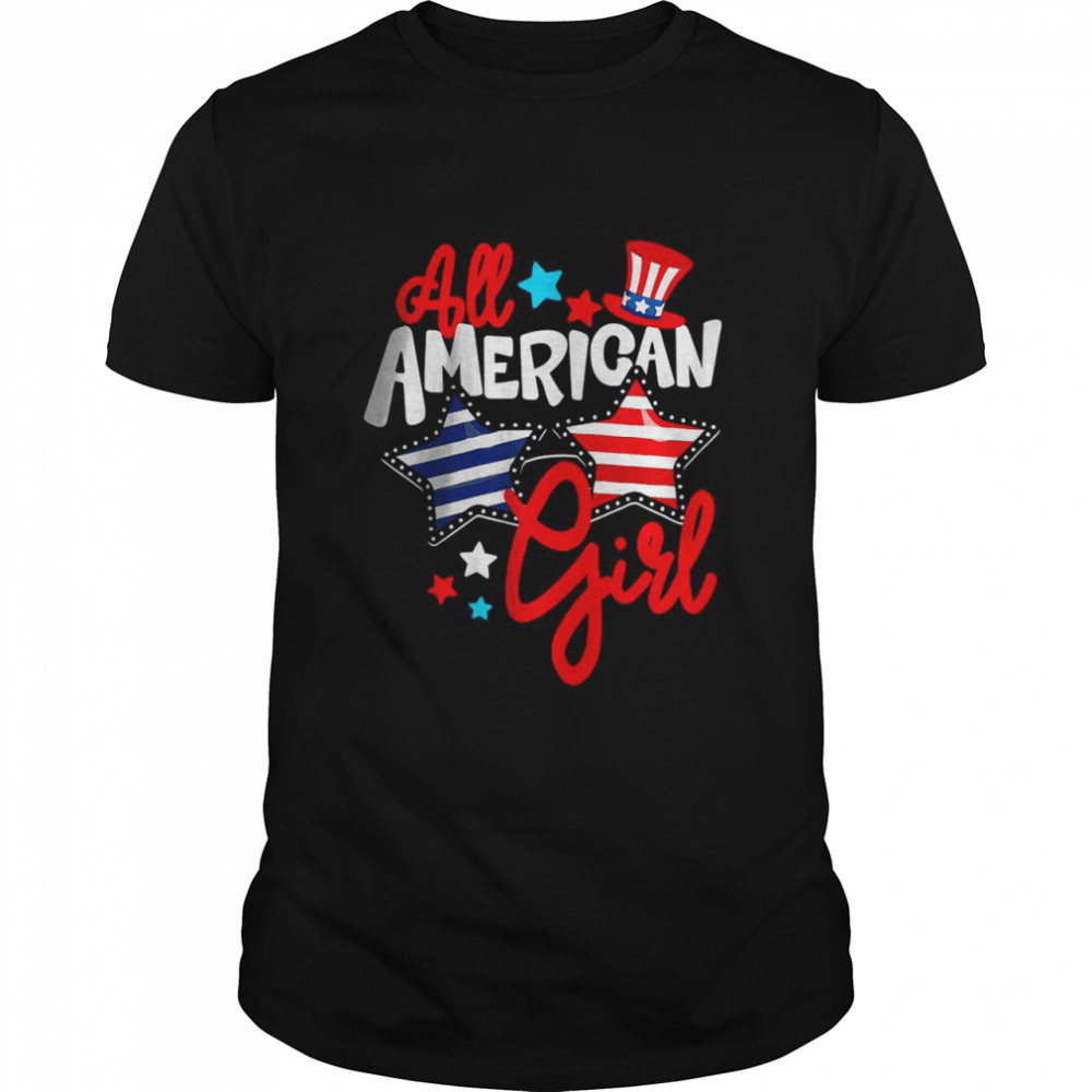 American Girls Patriotic July 4th Fun For Family Matching T-Shirt