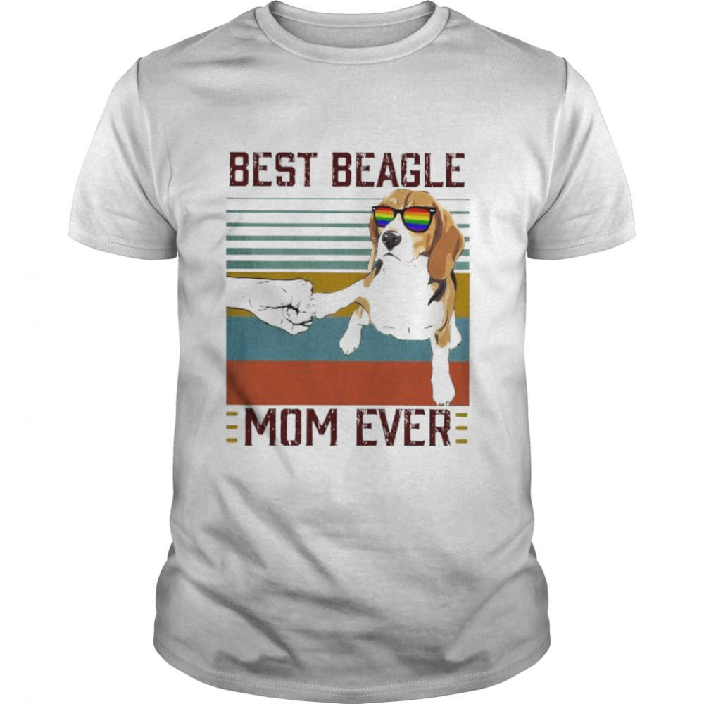 Best Beagle Mom ever vintage shirt Classic Men's T-shirt
