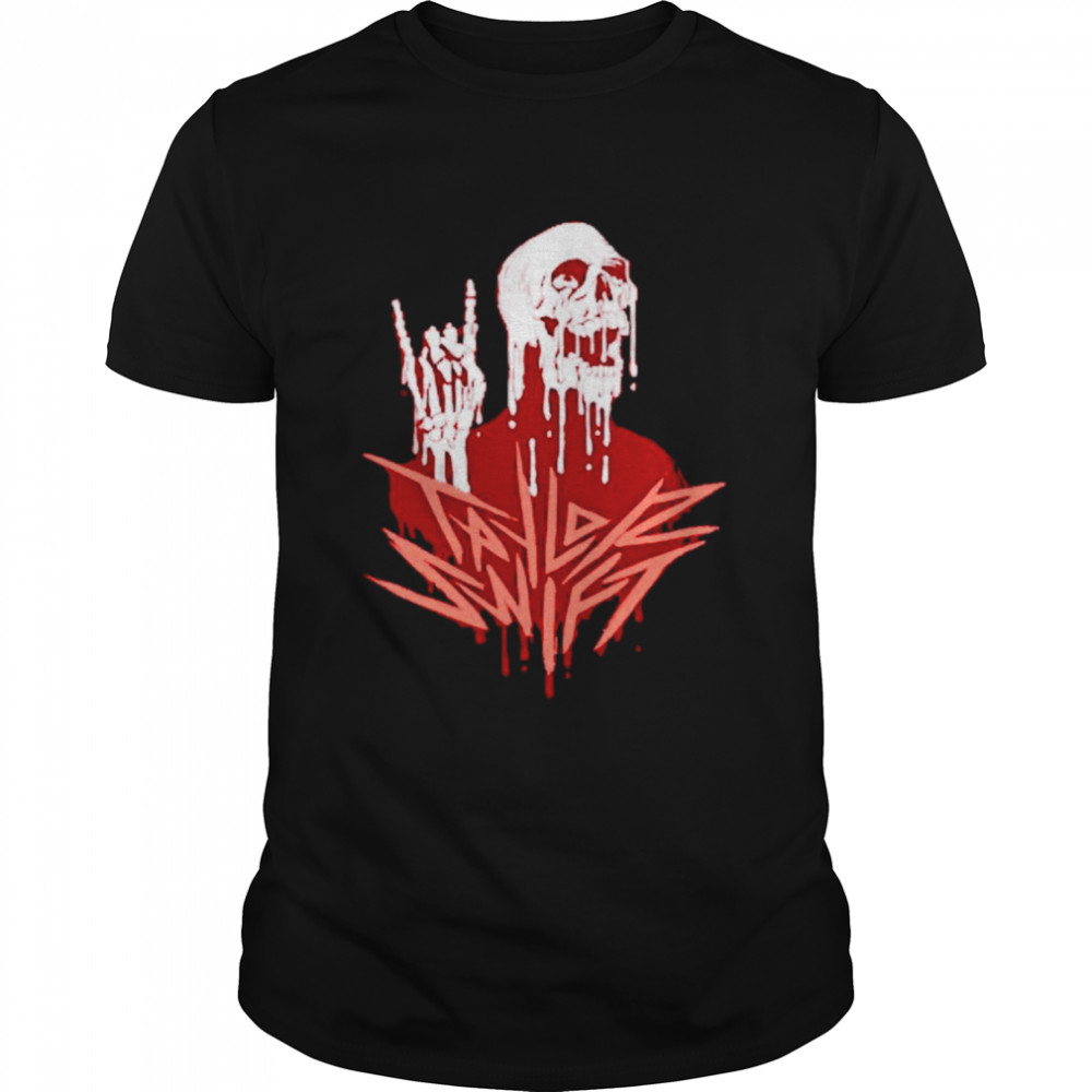 Metal Mash Up Band Skeleton shirt Classic Men's T-shirt