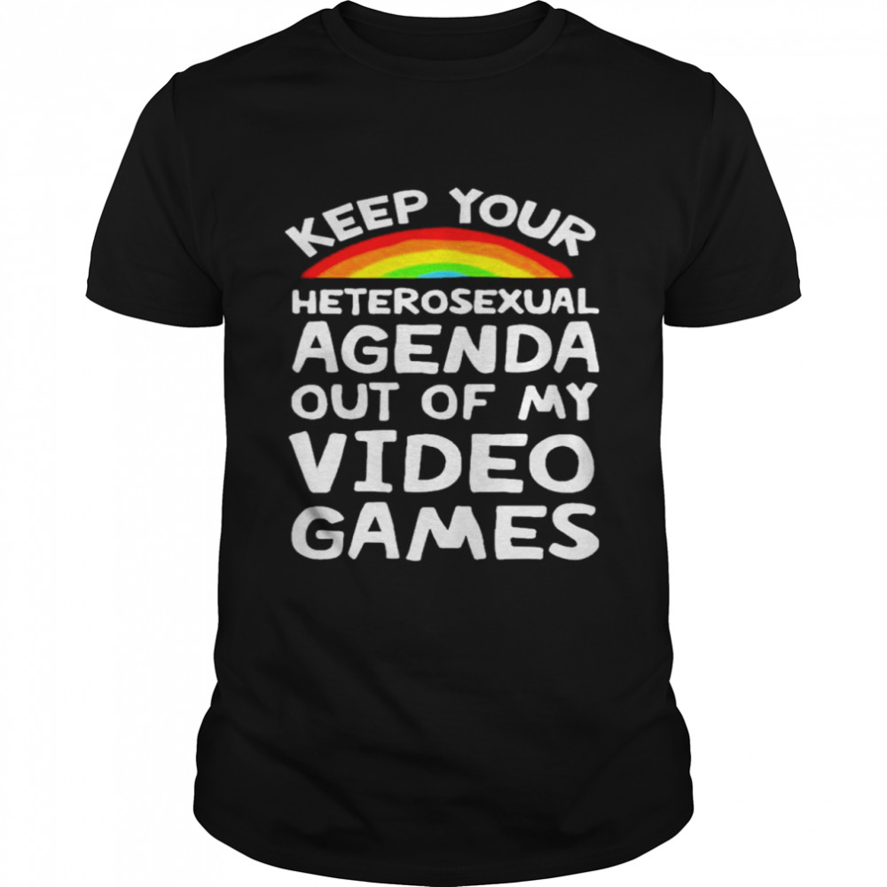 Keep your heterosexual agenda out of my video games I shirt Classic Men's T-shirt