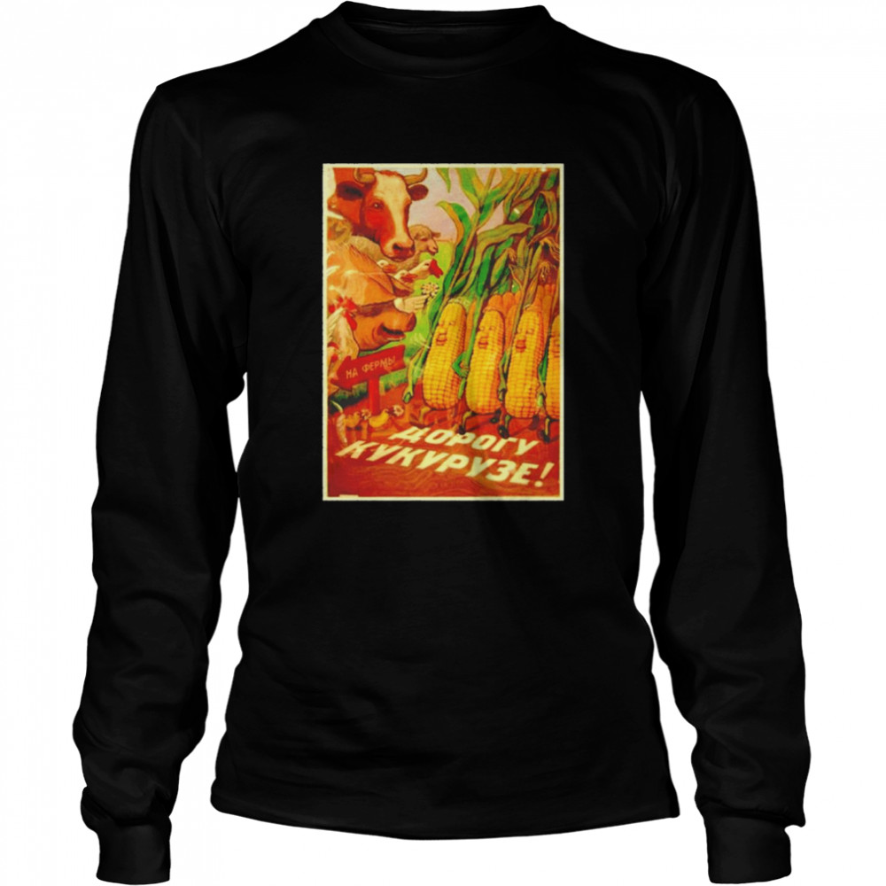 Soviet Corn Soviet Visuals shirt Long Sleeved T-shirt