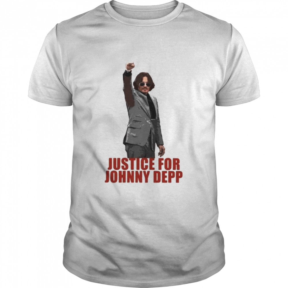 Justice for johnny depp fck amber heard shirt Classic Men's T-shirt