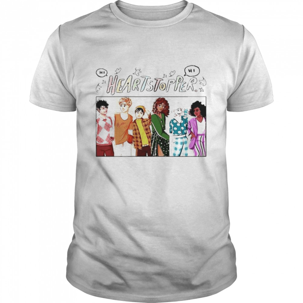 LGBT Heartstopper Friends Art  Classic Men's T-shirt