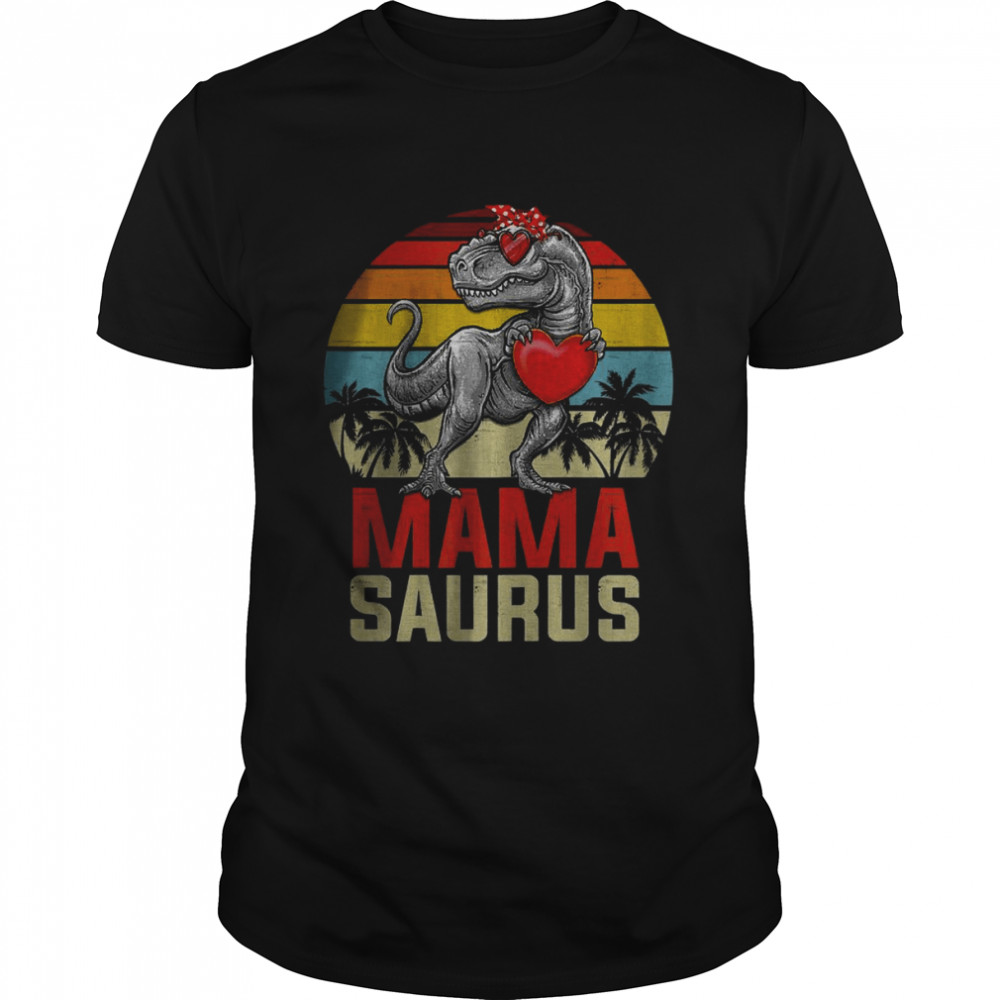 Womens Mamasaurus T Rex Dinosaur Mom Saurus Family Matching Women T- Classic Men's T-shirt