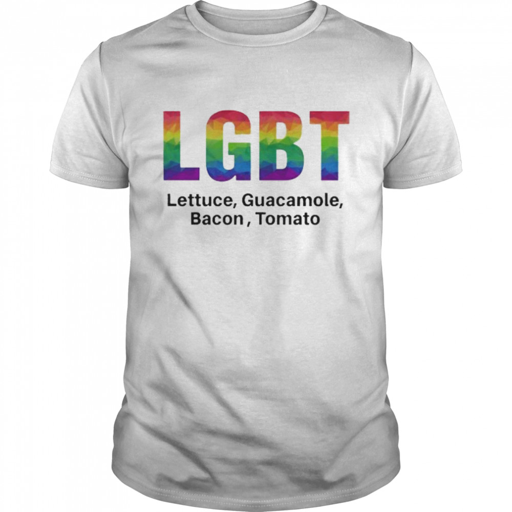 LGBT lettuce guacamole bacon tomato shirt Classic Men's T-shirt