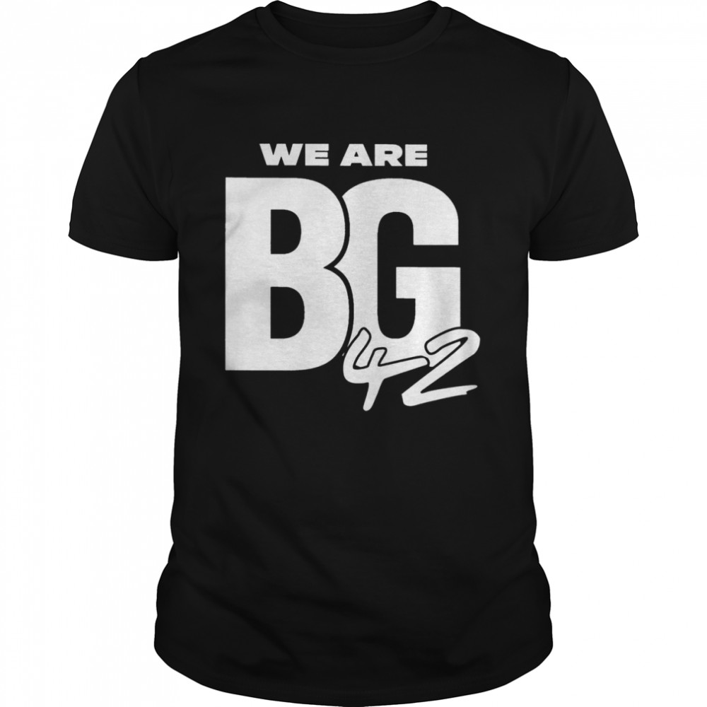 We Are Bg 42 logo T-shirt