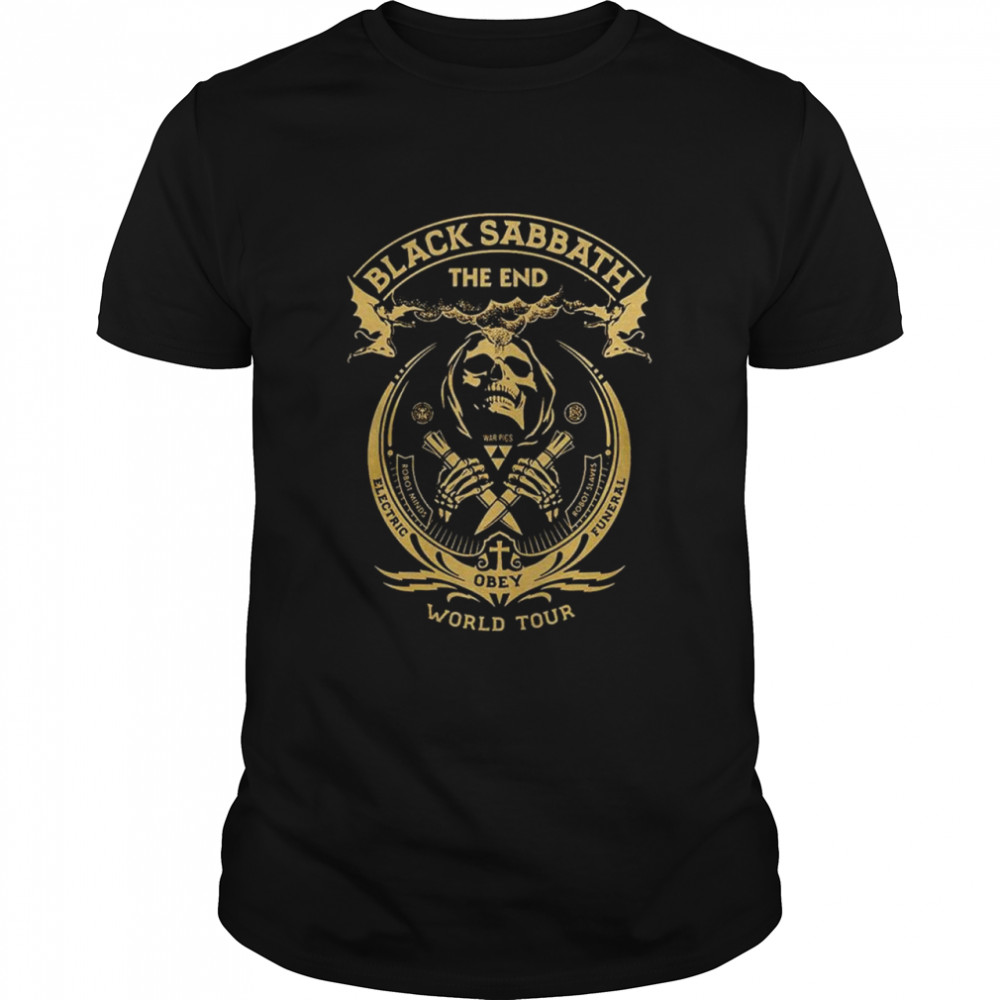 Black Sabbath the end Obey World tour t-shirt