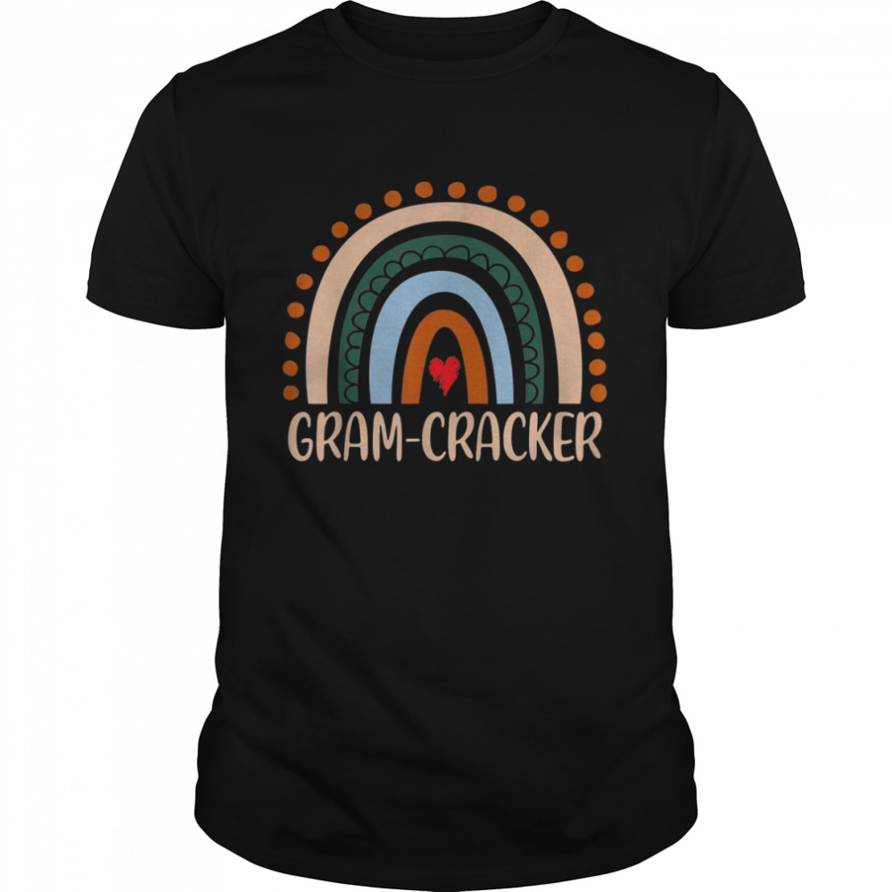 GramCracker Rainbow Grandma Cute Mothers Day GramCracker Shirt
