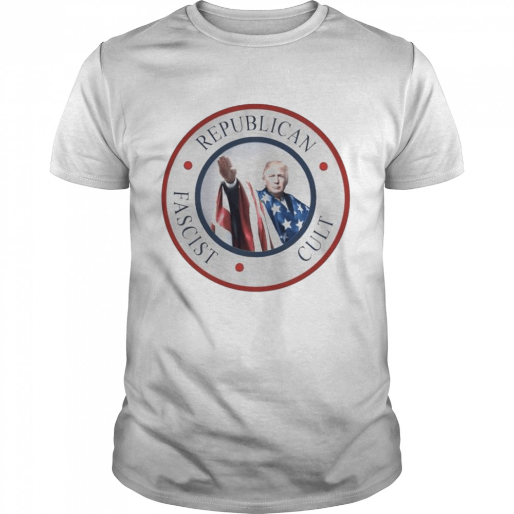 donald Trump Republican fascist cult shirt Classic Men's T-shirt