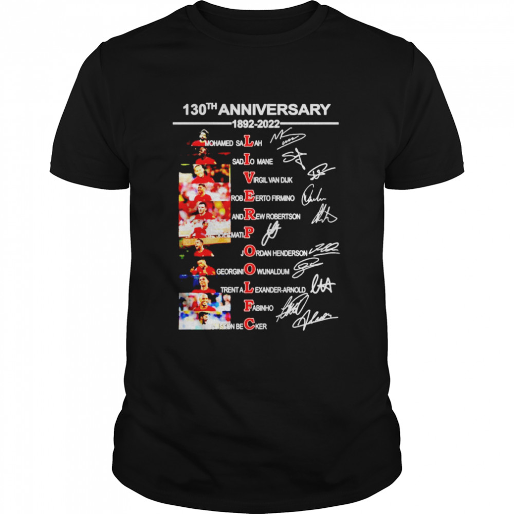 130th anniversary 1892-2022 Liverpool F.C. signatures shirt Classic Men's T-shirt