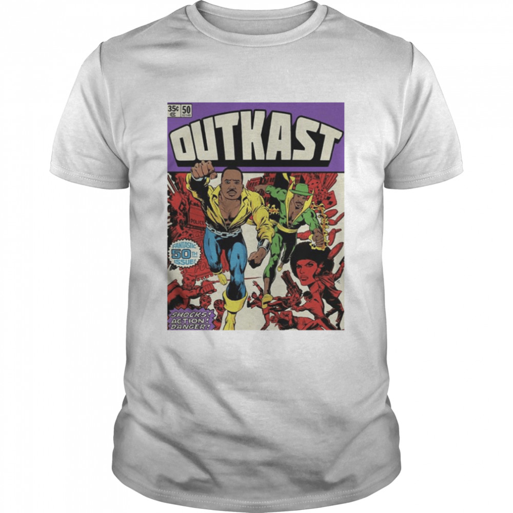 Outkast Rap Comic Design shirt Classic Men's T-shirt
