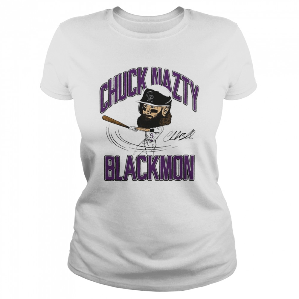 Rockies Charlie Blackmon Signature shirt Classic Women's T-shirt