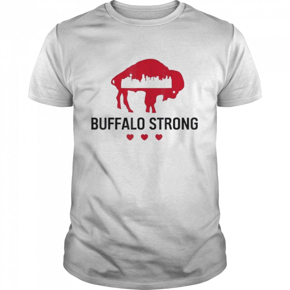 Buffalo strong pray for buffalo community strength shirt