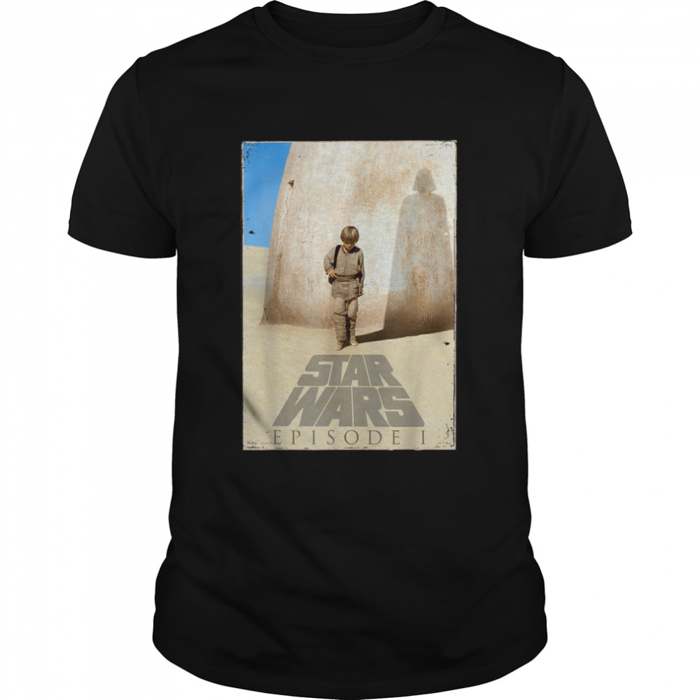 Star Wars The Phantom Menace Anakin Poster Graphic T- Classic Men's T-shirt
