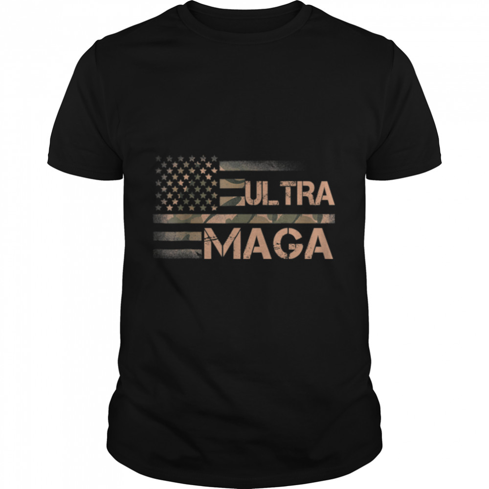 Ultra Maga Proud Ultra-Maga Funny Great MAGA King T-Shirt B0B1F7D1YT