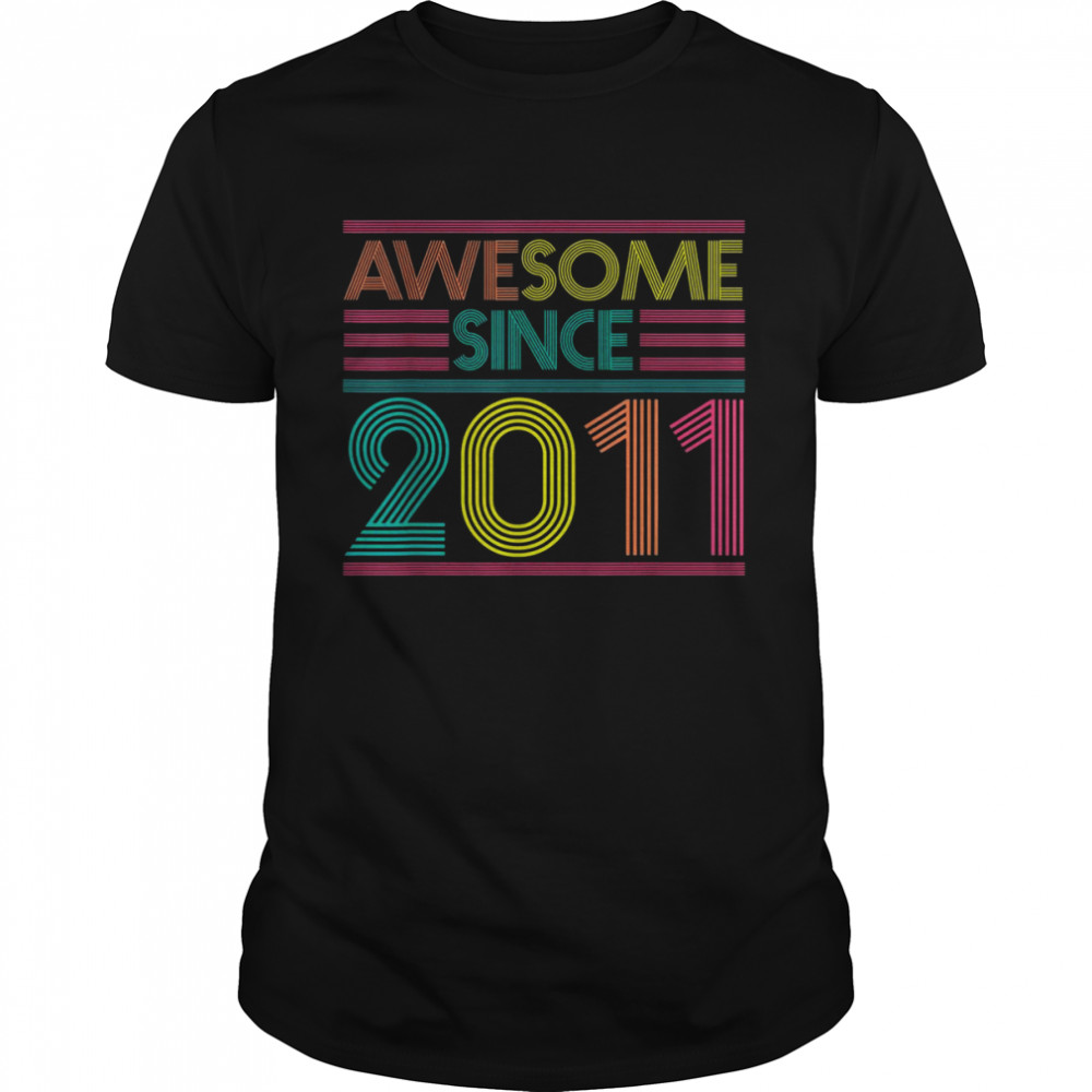 Awesome Since 2011 11th Birthday 11 Years Old  Classic Men's T-shirt