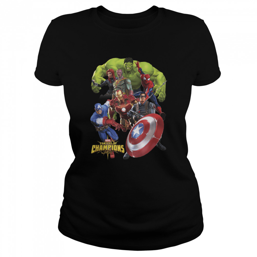 Marvel Contest of Champions Team Avengers T- Classic Women's T-shirt