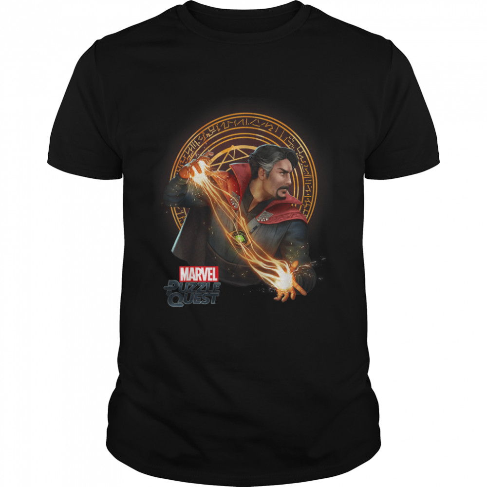 Marvel Puzzle Quest Doctor Strange Magic Graphic T-Shirt