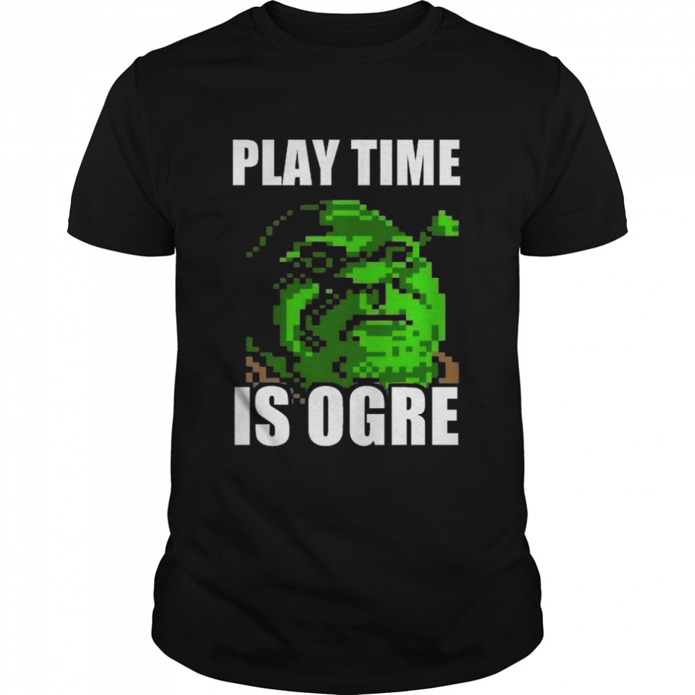 Shrek Pun Play Time Is Orge Unisex T-Shirt
