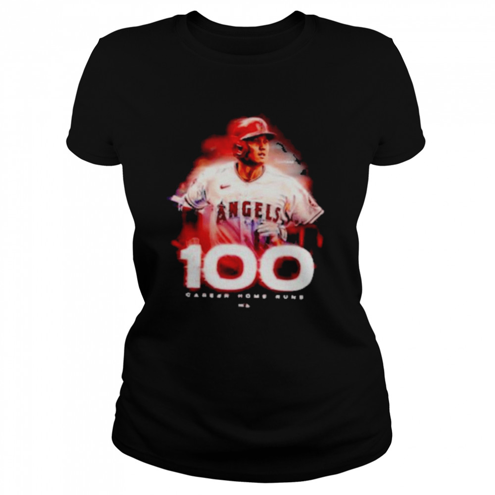 Congratulations Shohei Ohtani 100 Career Home Runs MLB Classic Women's T-shirt